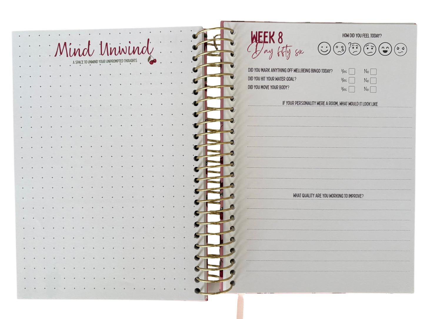 Mindful 84 Journal- Cherry Blossom